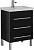 Тумба под раковину Aquanet Сиена 60 напольная черная