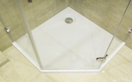 Душевой уголок GuteWetter Lux Festt GK-001 правый 90x90 см стекло бесцветное, фурнитура хром