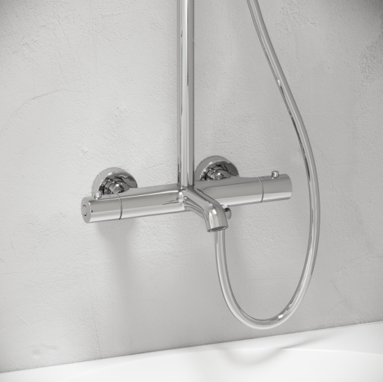 Душевая стойка Sancos Game SC3001LCH термостат, хром