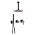 Душевая система Filarete Roun FL1032BG, графит