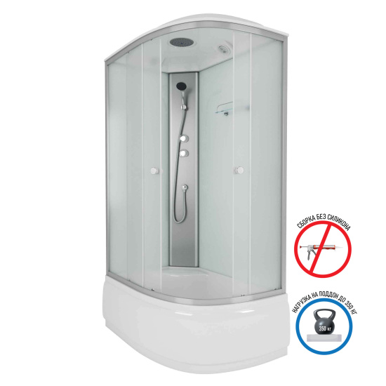 Душевая кабина Niagara Eco E120/80/40L/MT