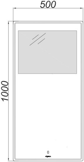 Зеркало Aqwella UM 50