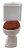 Крышка-сиденье Cezares Royal Palace CZR-T-012W-S-BR с микролифтом, петли бронза