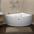 Акриловая ванна Radomir Лоуэл 168х120 см Chrome с гидромассажем