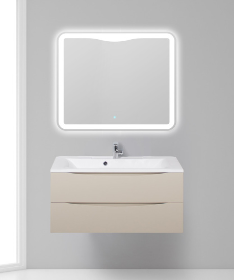 Тумба с раковиной BelBagno Marino 100 crema opaco