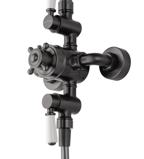 Душевая стойка Wonzon & Woghand Retro WW-B3041-BGG с термостатом