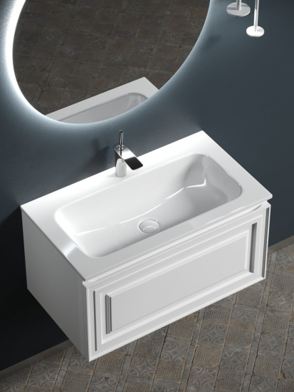 Тумба с раковиной Sancos Very 80 Bianco VR80W