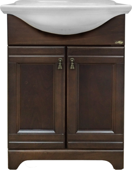 Тумба с раковиной Misty Рим 60 орех