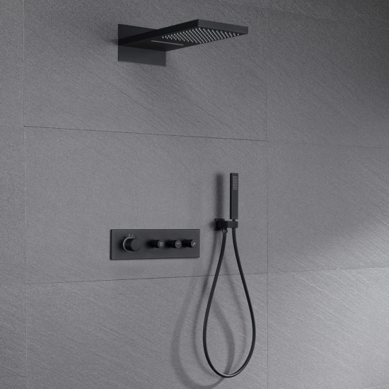 Душевая система Black&White Universe 8330BUK термостат