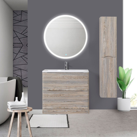 Тумба с раковиной BelBagno Acqua 80 напольная, pino scania