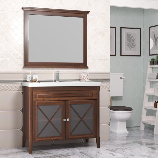 Тумба с раковиной Opadiris Палермо 100 светлый орех