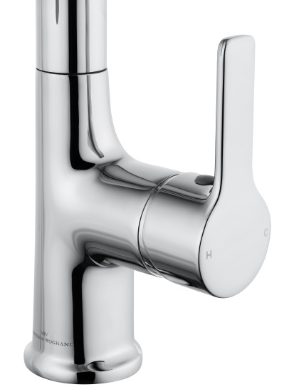 Смеситель для раковины Wonzon & Woghand WW-FE01L212-CR с выдвижным изливом