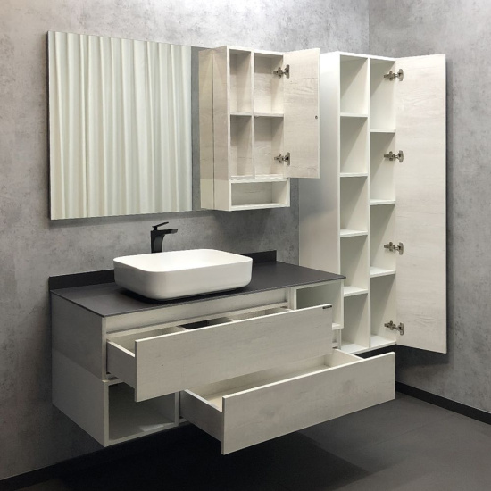 Тумба с раковиной Comforty Прага 120 раковина T-Y9378