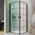 Душевой уголок Radaway Nes Black KDD I Factory 100x80