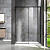 Душевая дверь в нишу Vincea Lugano VDS-1L130CLB-1 130 см, профиль черный