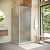 Душевой уголок Vegas Glass EP-FIS NOVO 80*90 07 02 R, профиль матовый хром, стекло шиншилла