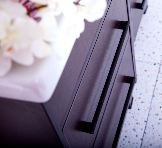 Тумба с раковиной Бриклаер Чили 90 венге