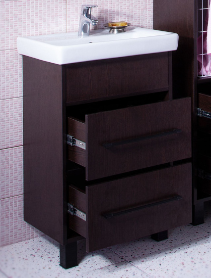 Тумба с раковиной Бриклаер Чили 55 венге С