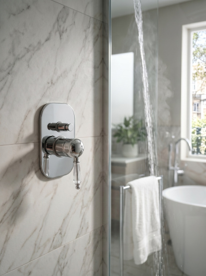 Смеситель для душа Fiore Imperial-Sky  Swarovski® 82CR5134, хром