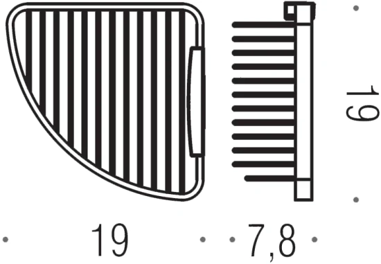 Полка Colombo Design Angolari B9648