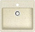 Мойка кухонная ZETT lab. T009Q002 бежевая