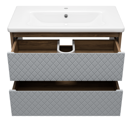 Тумба с раковиной Brevita Chester 80 подвесная