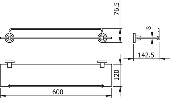 Полка Langberger Burano 11051F