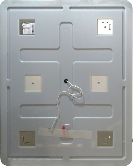 Зеркало Misty Неон 3 LED 60x80, сенсор на зеркале