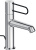 Смеситель для раковины Jacob Delafon Odeon Rive Gauche E21028-BL-CP