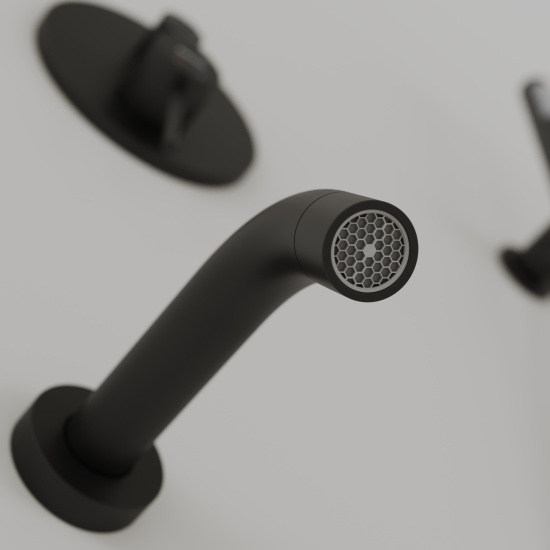 Душевая система SANCOS Select SC3004MB, черная матовая