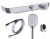 Смеситель с термостатом для душа Clever Nine Elegance 60154 с душевым гарнитуром