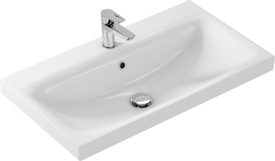 Тумба с раковиной Misty Лира 80 напольная