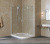 Душевой уголок Vegas Glass AFS-F Lux 120*110 01 01 L профиль белый, стекло прозрачное