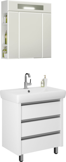 Зеркало-шкаф Vod-Ok Квадро 70