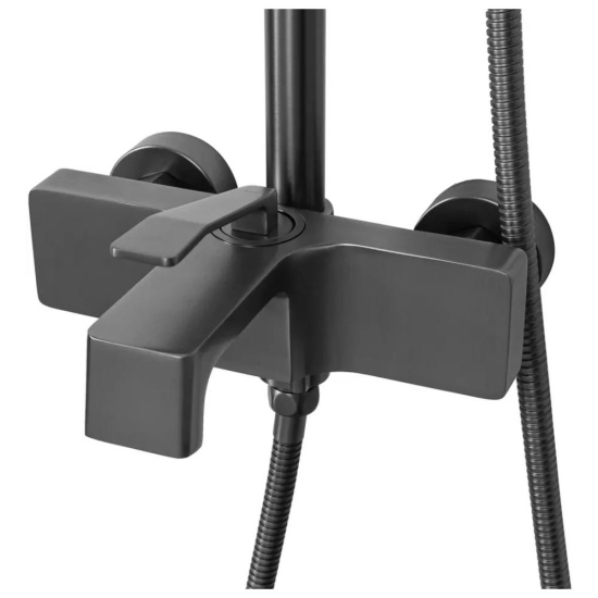 Душевая стойка Hansberge H5065BG, графит