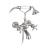Смеситель для ванны Timo Ritz 0144Y silver cross