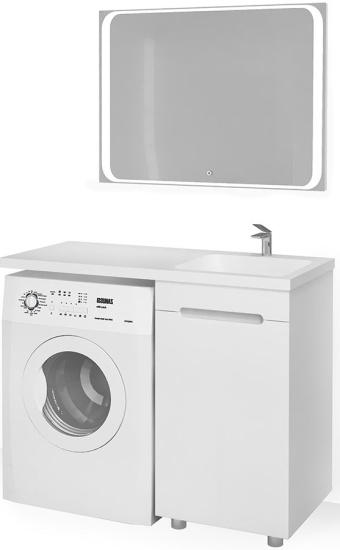Мебель для ванной Raval Forte 110 R, под стиральную машину