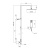Душевой гарнитур Webert Shower Set AC0675015PVC, хром Душевой гарнитур Webert Shower Set AC0675015PVC, хром