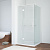 Душевой уголок Vegas Glass AFP-Fis NOVO 110*120 01 Moru L, профиль белый, стекло Moru