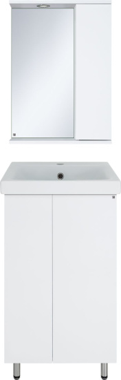 Тумба с раковиной Misty Лира 50 напольная