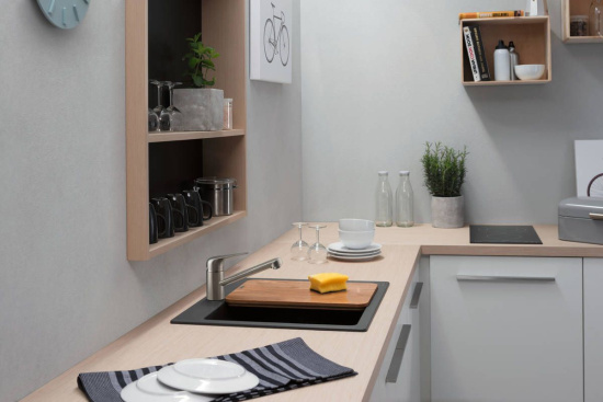 Смеситель для кухни Hansgrohe Focus M42 71808800 сталь