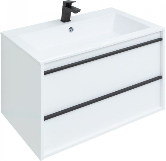 Мебель для ванной Aquanet Lino 80 белый матовый