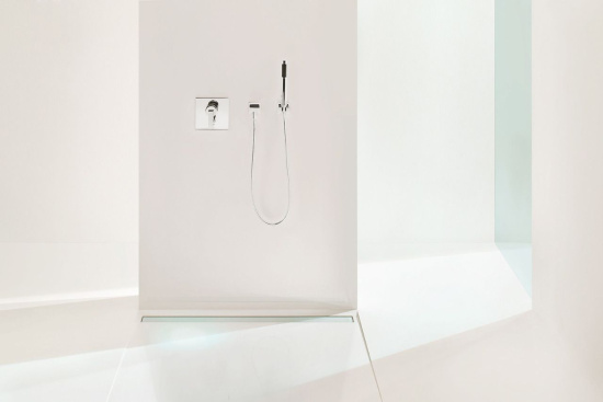 Душевой лоток TECE TECEdrainline 90 см стекло зеленое