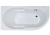 Акриловая ванна Royal Bath Azur RB614200 140x80x60 L Акриловая ванна Royal Bath Azur RB614200 140x80x60 L
