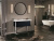 Мебель для ванной Villeroy & Boch Antheus black ash, с подставкой из глянцевой стали Мебель для ванной Villeroy & Boch Antheus black ash, с подставкой из глянцевой стали