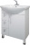 Тумба с раковиной Triton Диана 70 L, 3 ящика, белая