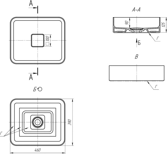 Тумба с раковиной Aqwella 5 stars Mobi 60 дуб балтийский, белая