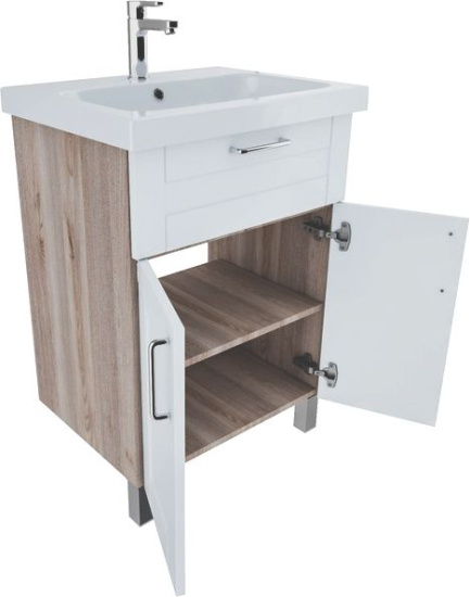 Мебель для ванной Iddis New Sena 60, напольная, белая, дерево