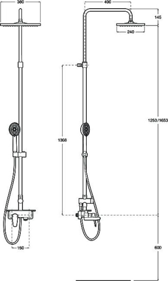 Душевая стойка Roca Even-M 5A9C90C00