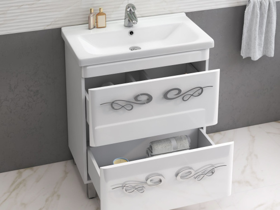 Тумба с раковиной Vigo Olivia 2-700